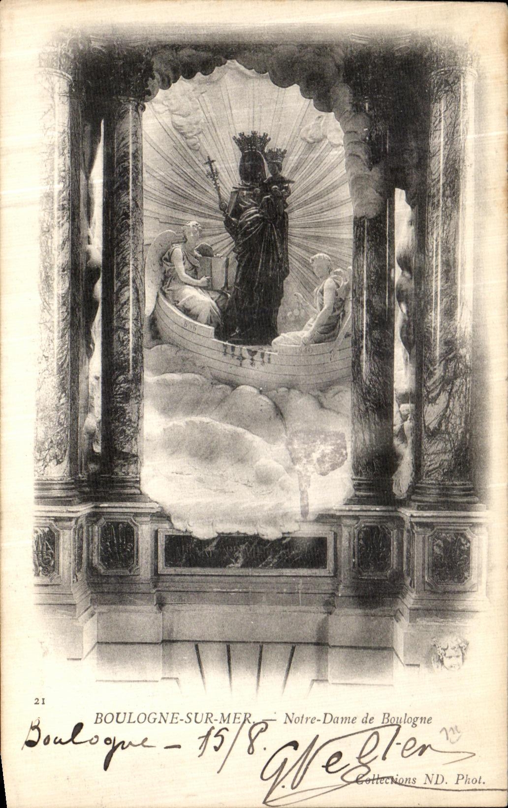 CPA Boulogne sur Mer Notre Dame de Boulogne