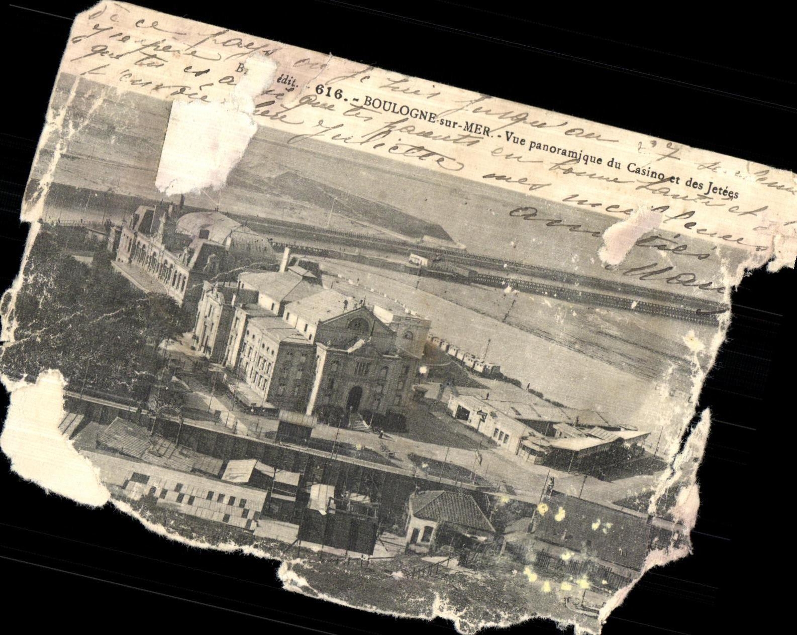BOULOGNE-sur-MER — Vista panorámica del Casino y de las Darsenas — edit. 616