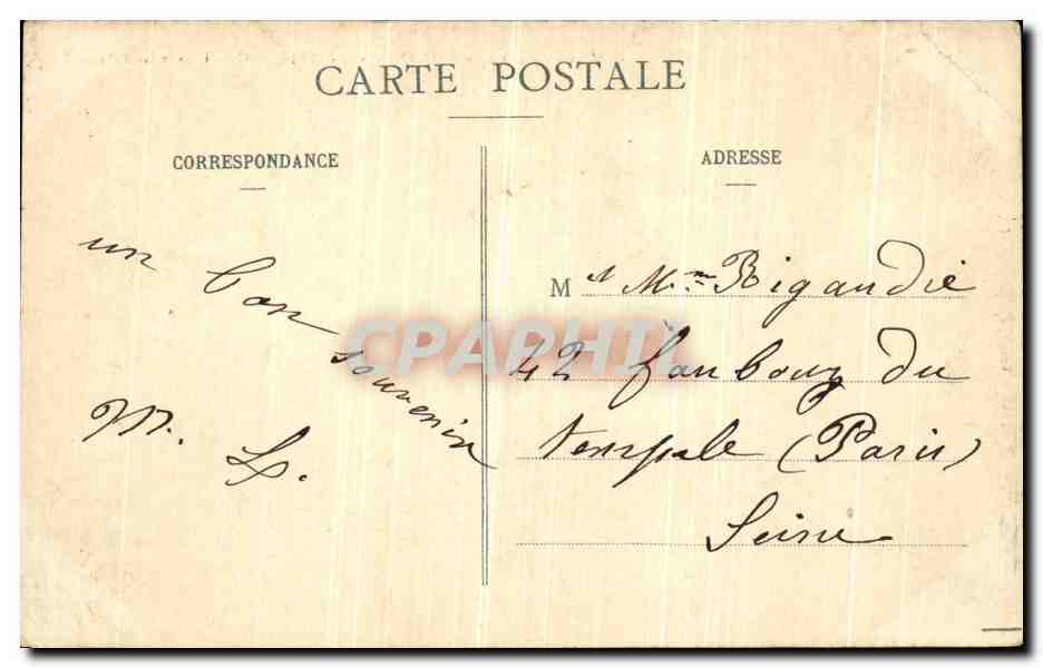 Boulogne-sur-Mer — Le Calvaire sur les Falaises — B.M., édit. - 102 — Verso