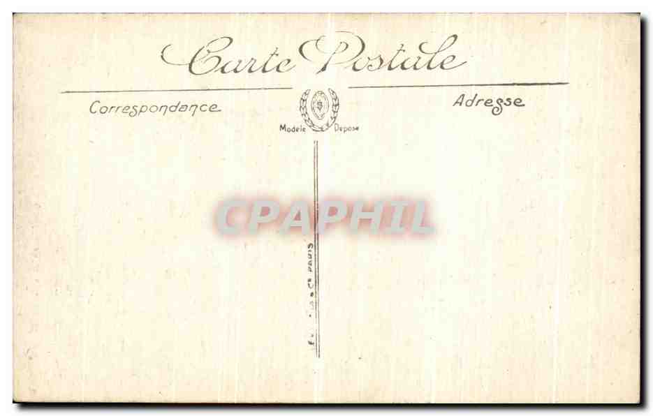Boulogne-sur-Mer — Le Monument du Capitaine Ferber — L.L. — Verso