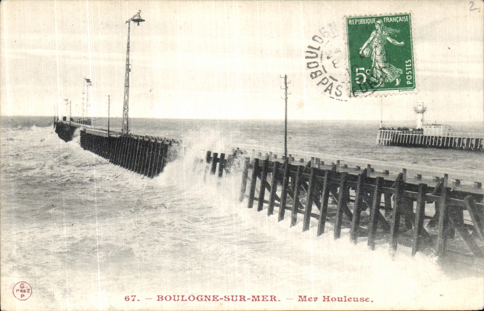 Boulogne-sur-Mer — Mar Bravío — G. n°67