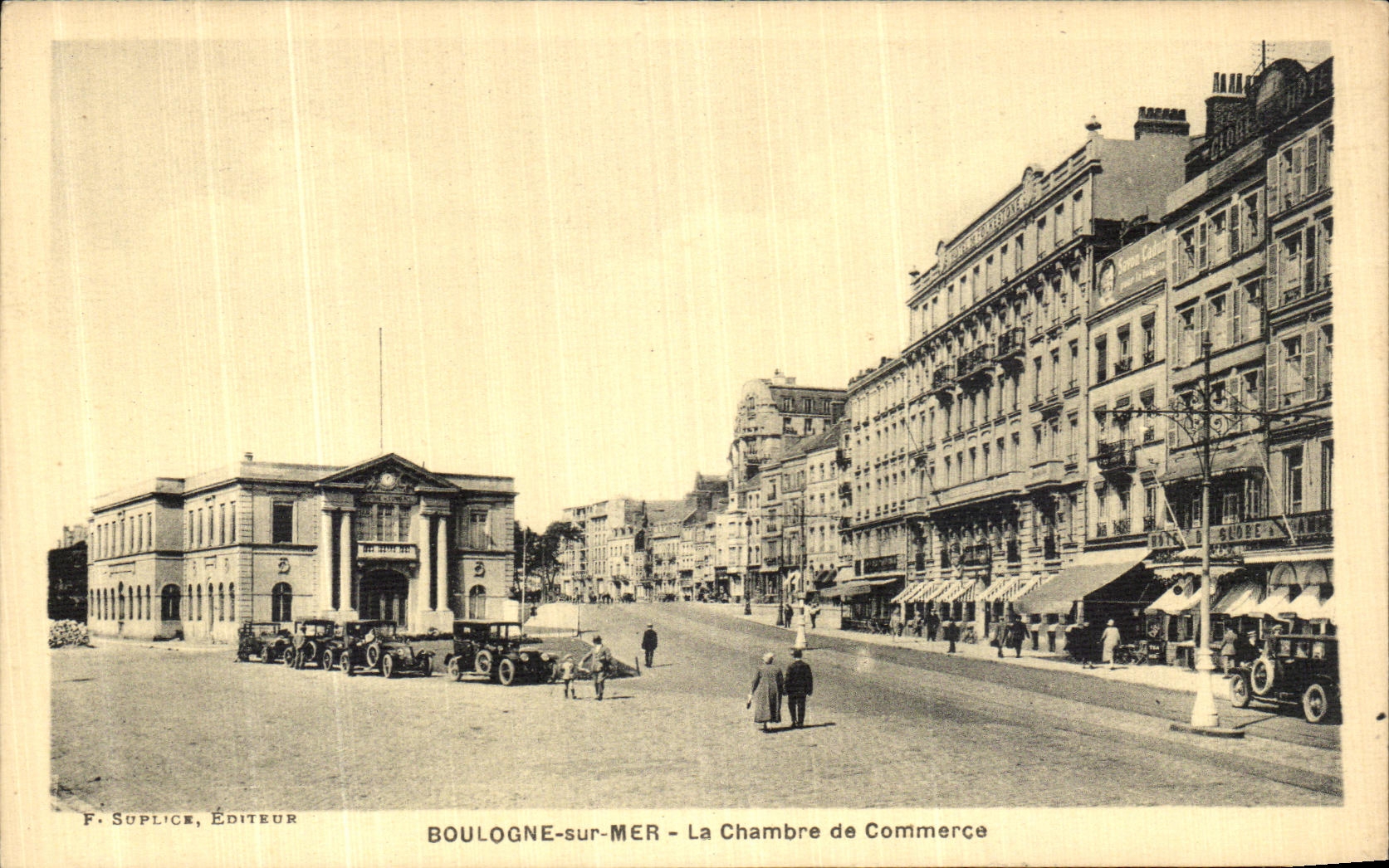 CPA Boulogne sur Mer La Chambre de Commerce