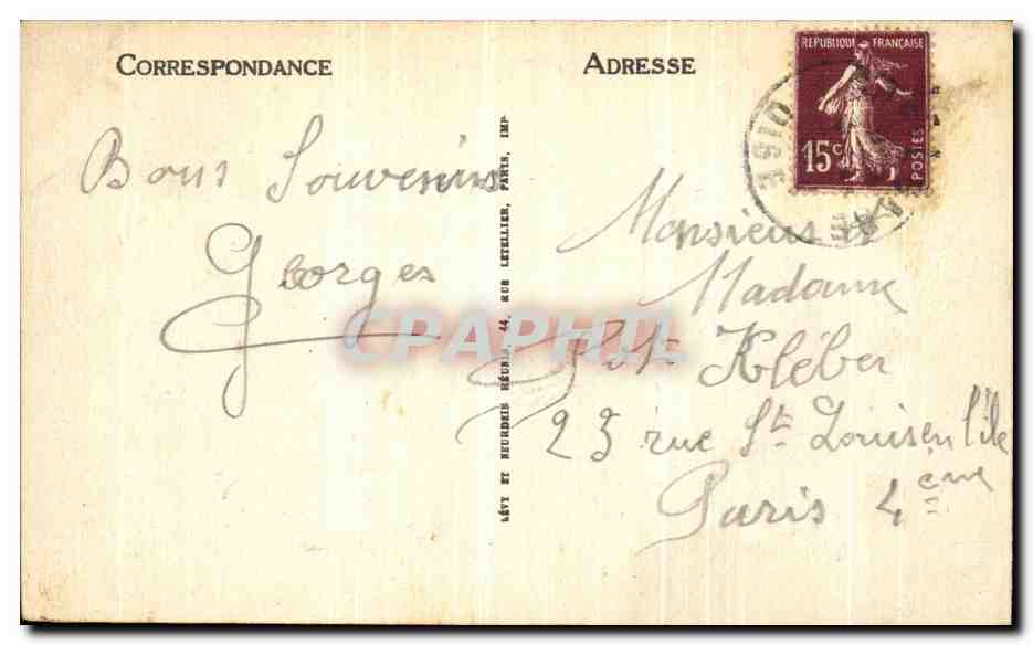 Boulogne-sur-Mer — El Casino Municipal — LL — Reverso