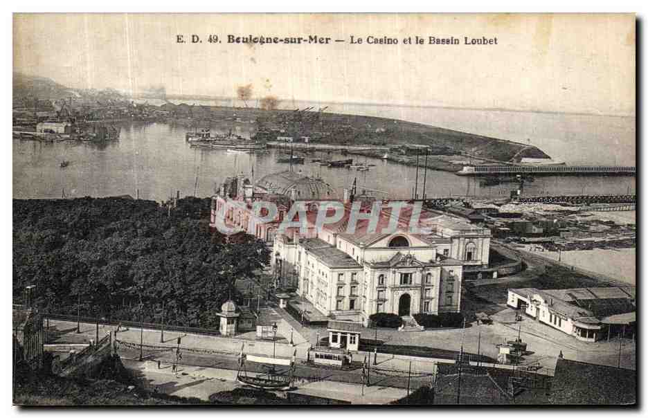 Beaune-sur-Mer — Het Casino en het Molenhoofd Loubet — E.D. 49
