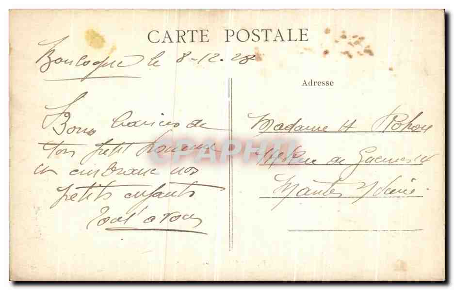 Beaune-sur-Mer — Het Casino en het Molenhoofd Loubet — E.D. 49 — Achterkant