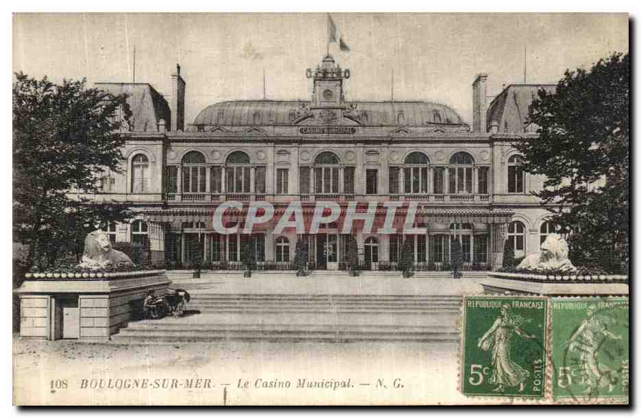 Boulogne-sur-Mer — Le Casino Municipal — N. G. — N° 108