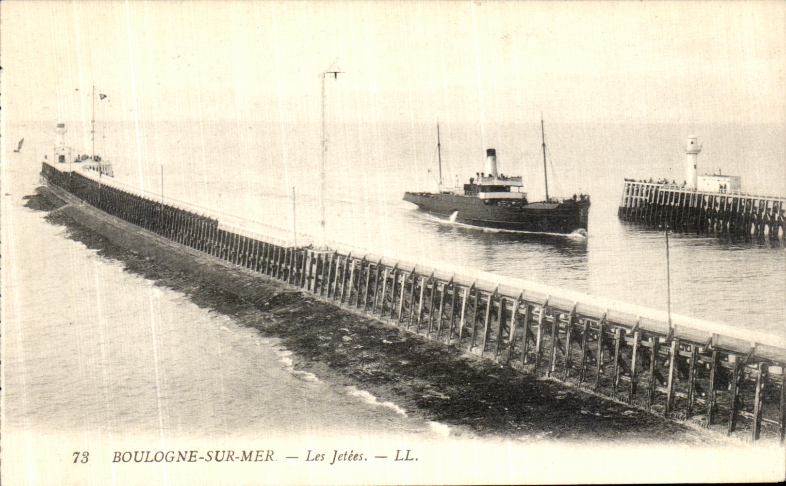 Boulogne-sur-Mer — Les Jetées — LL. — n°73