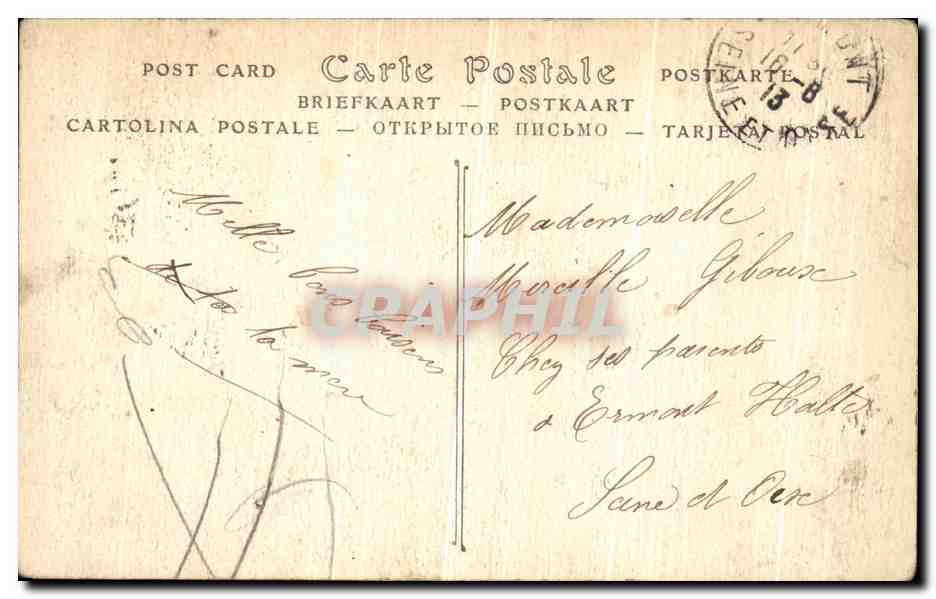 Boulogne-sur-Mer — Sur les Remparts — ND Phot. n°307 — Verso
