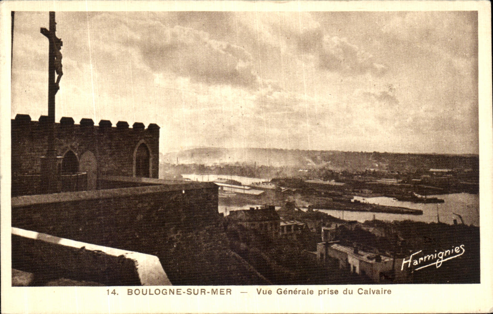 Boulogne-sur-Mer — Vista General tomada desde el Calvario — Harmignies, n°14