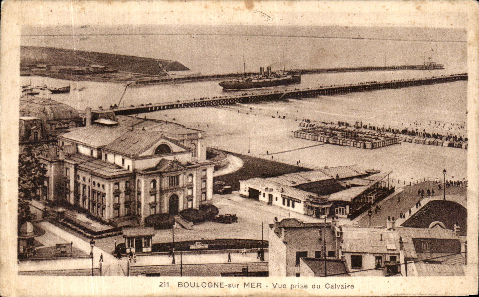 CPA Boulogne sur Mer Vue Prise du Calvaire