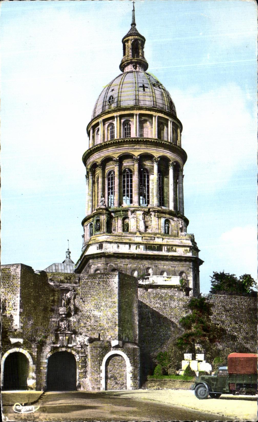 Boulogne-sur-Mer — La Cattedrale (dettaglio della torre) — Combiér Imp. Magon