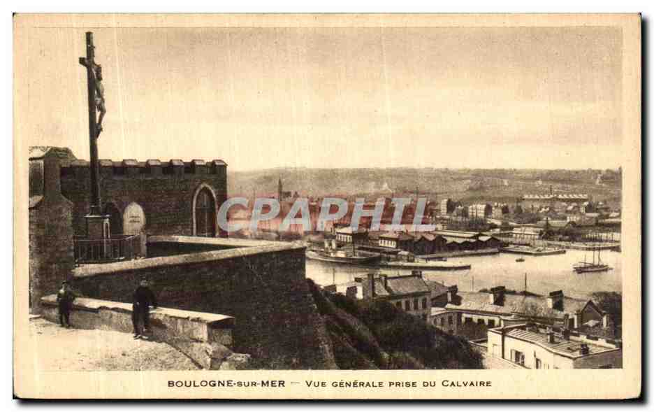 Boulogne-sur-Mer — Vista general tomada desde el Calvario