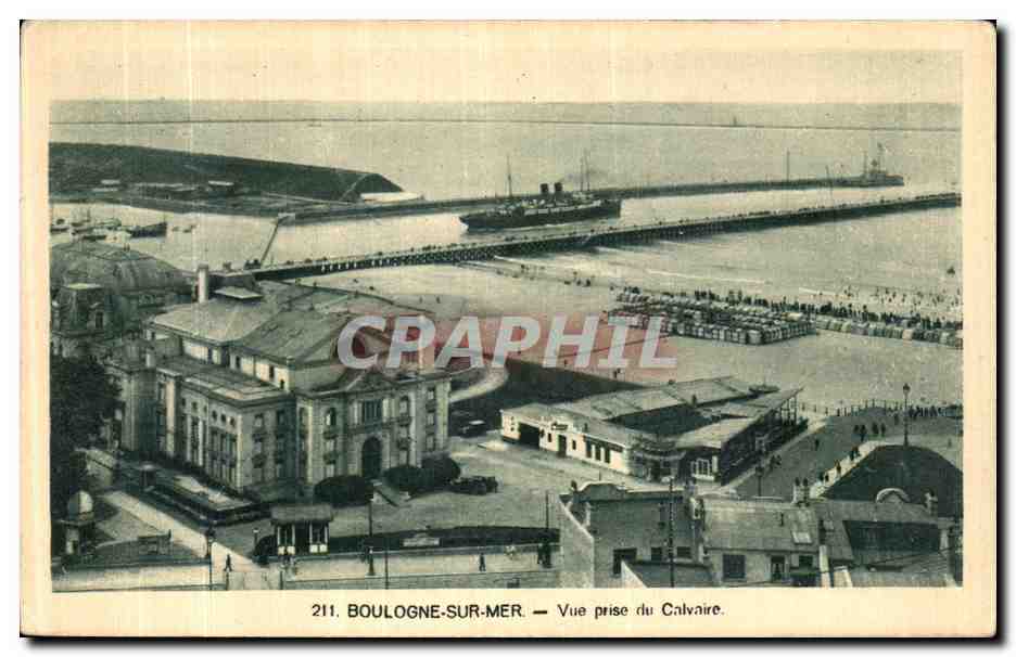 Boulogne-sur-Mer — Vista tomada desde el Calvario — n°211