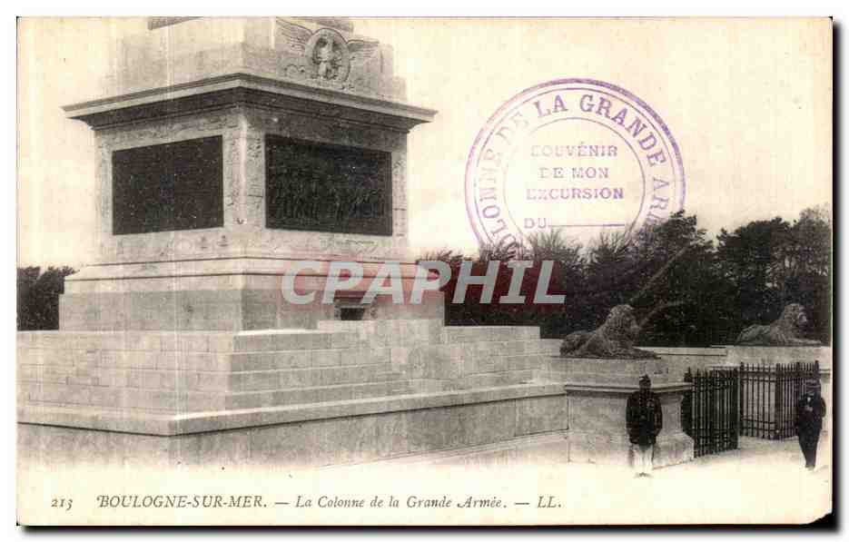 Boulogne-sur-Mer — La Colonne de la Grande Armée — LL. — n° 213