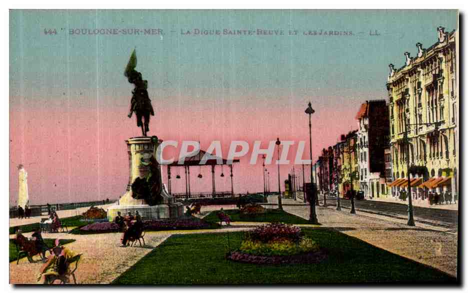 Boulogne-sur-Mer — La Digue Sainte-Beuve e i Giardini — LL