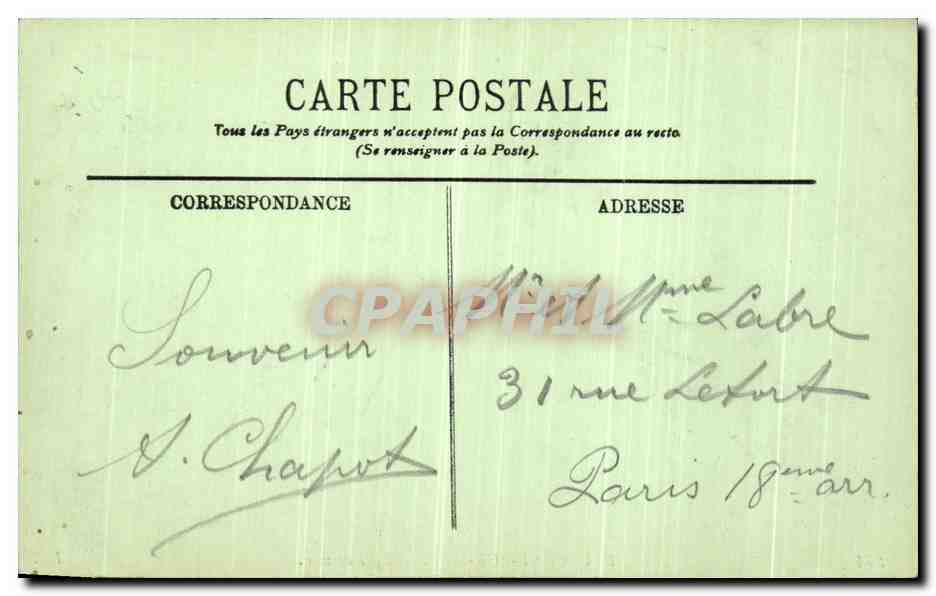 Boulogne-sur-Mer — Effetto mare — LL. n° 374 — Verso