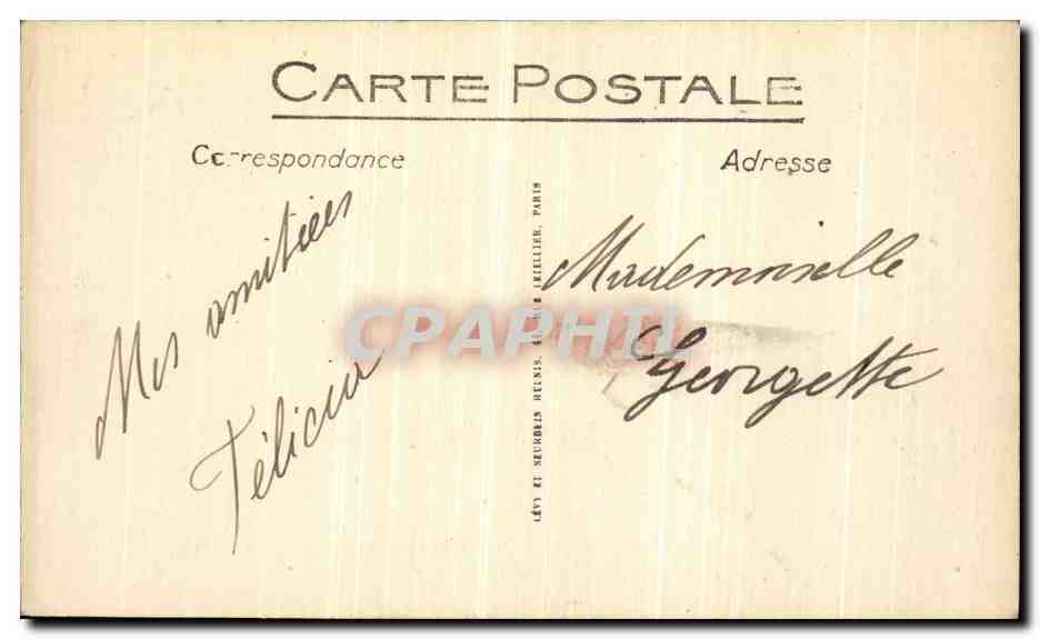 Le Touquet-Paris-Plage — Das Kleine Schloss — LL, n° 219 — Rückseite