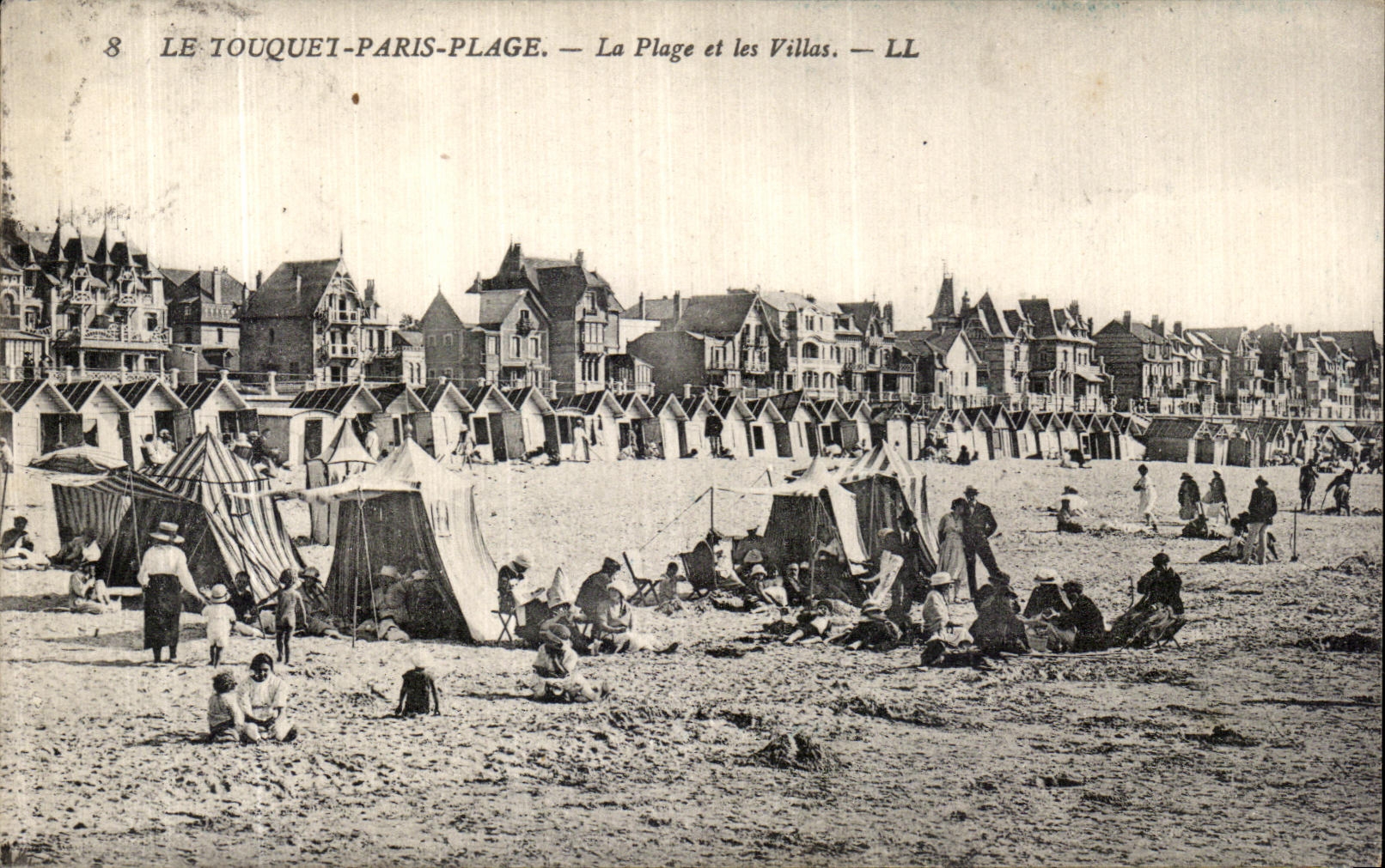 CPA Le Touquet Paris Plage La Plage et les Villas
