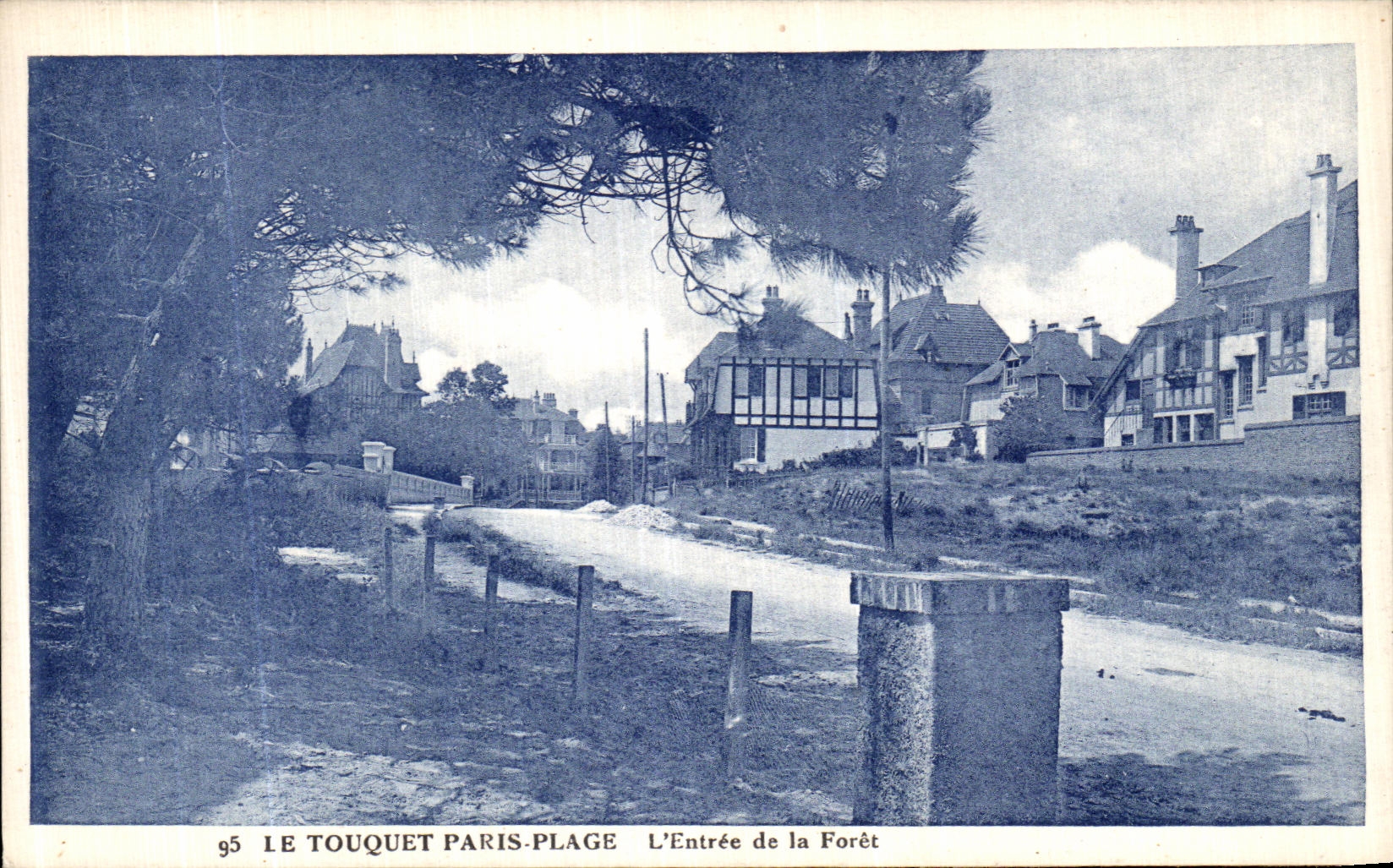 Le Touquet Paris-Plage — L'Entrée de la Forêt — Éditeur CPAPHIL, n° 95