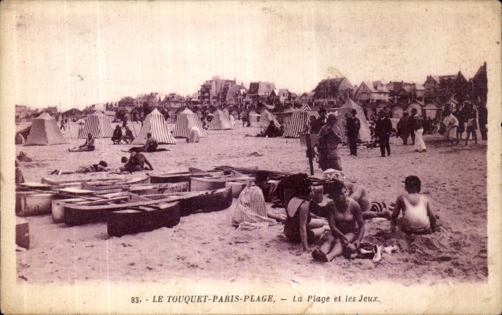 CPA Le Touquet Paris Plage La Plage et les Jeux