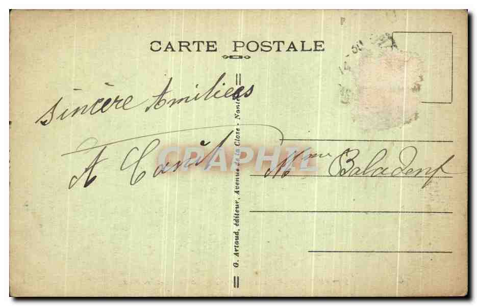 CPA Le Touquet Paris Plage La Plage et les Jeux — Rückseite