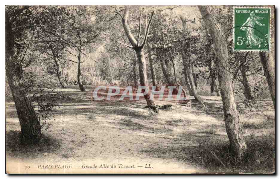 Paris-Plage — Grande Allée du Touquet — LL.