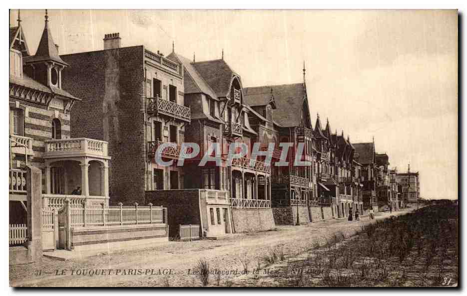 CPA Le Touquet Paris Le boulevard de la mer