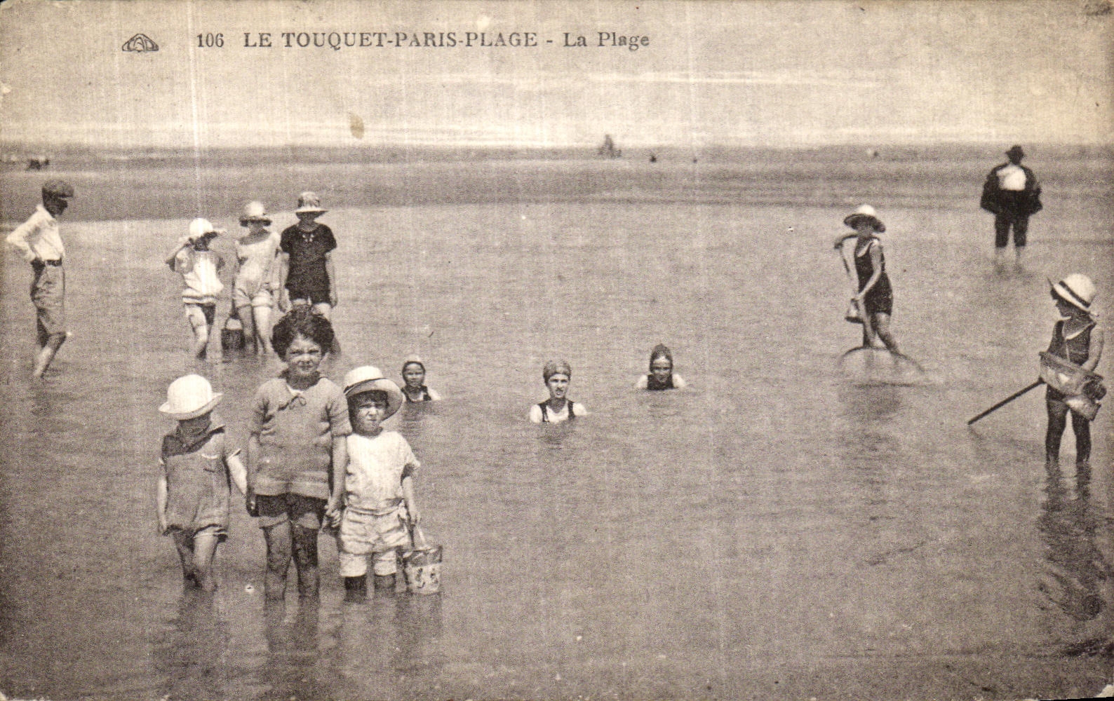 CPA Le Touquet Paris Plage La Plage Enfants