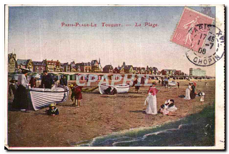 CPA La Touquet Paris Plage La Plage