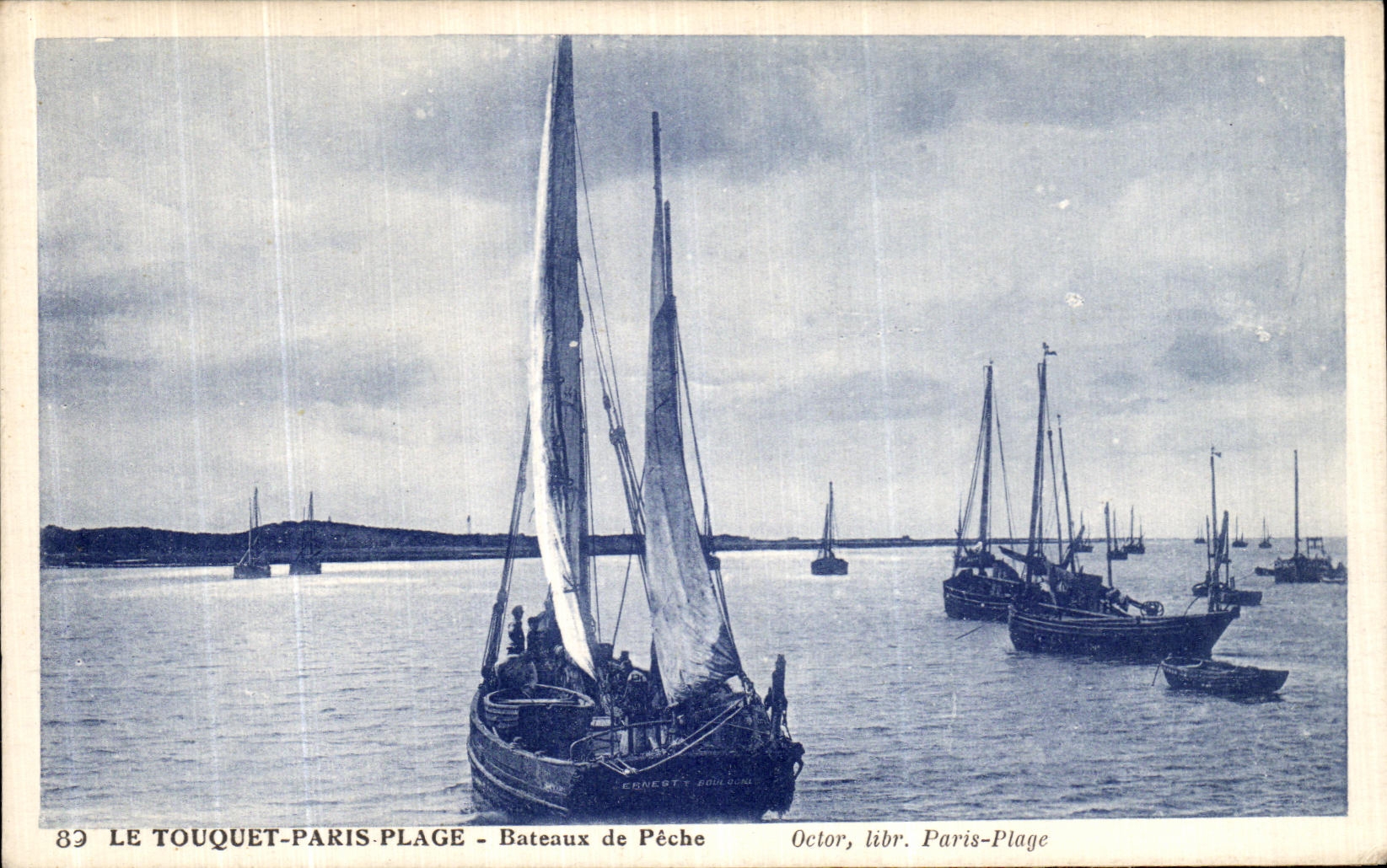Le Touquet-Paris-Plage - Bateaux de Pêche — Ernest Barlou, n°83