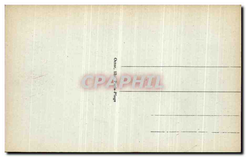 Le Touquet-Paris-Plage — L'Entrée de la Forêt — éditeur imprimeur non identifié, n° de série 95 — Verso