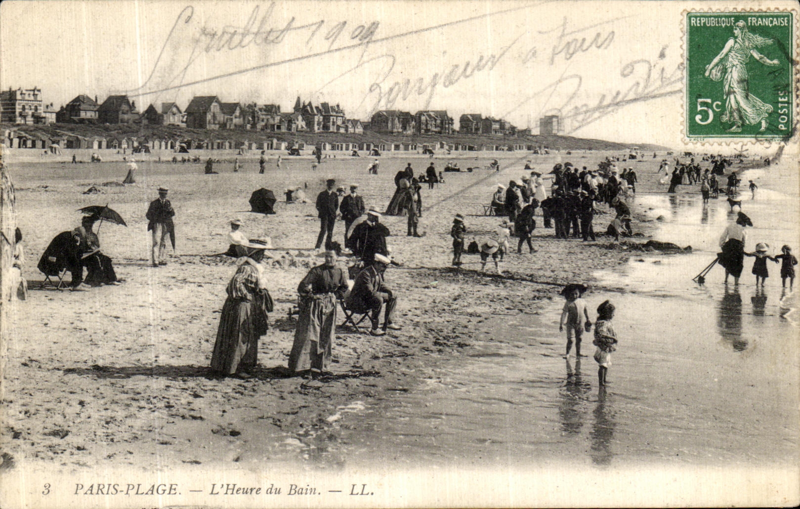 CPA La Touquet Paris Plage L Heure du Bain