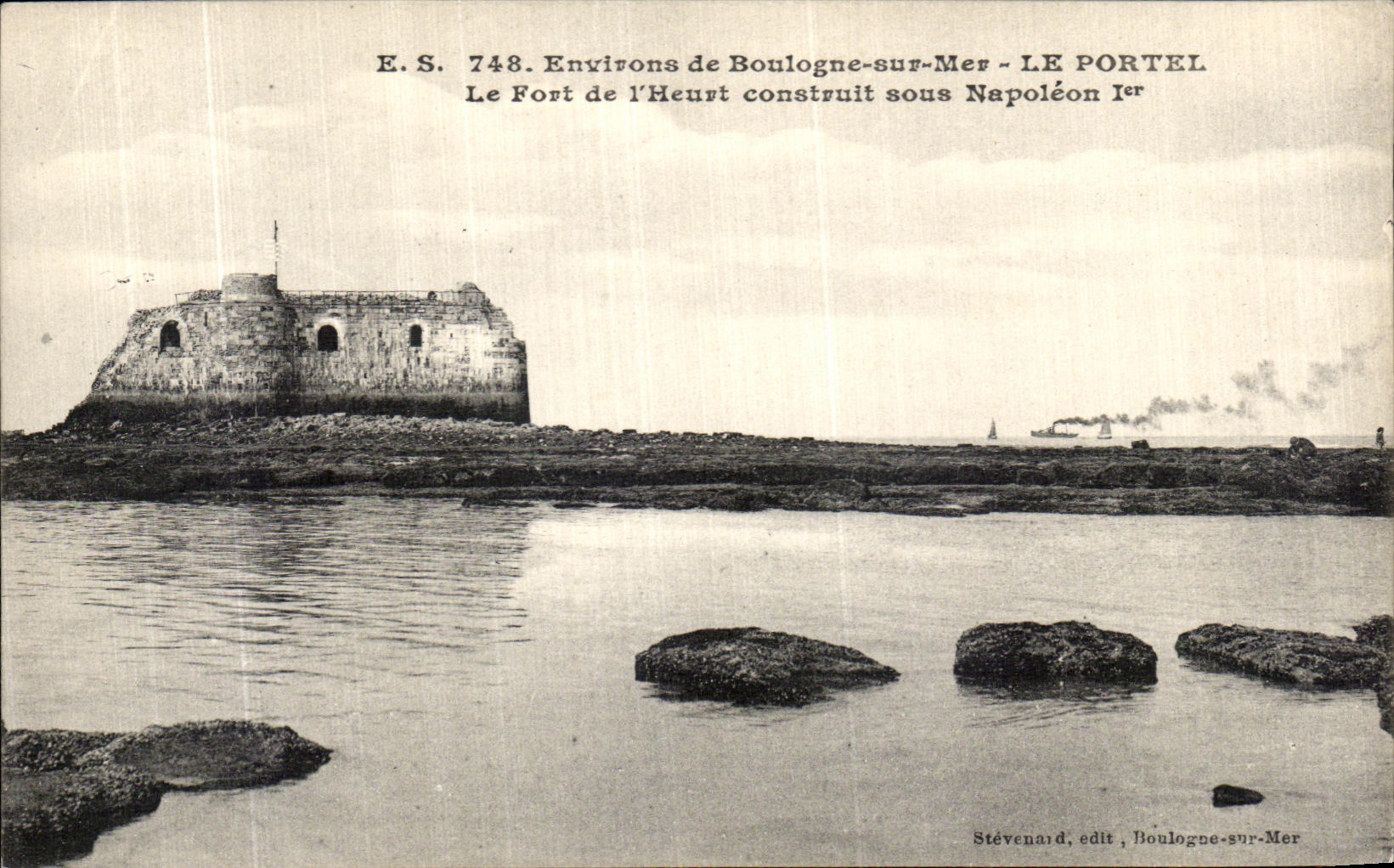 CPA Le Portel Le Fort de L Heurt construit sous Napoleon 1er Environs de Boulogne sur Mer
