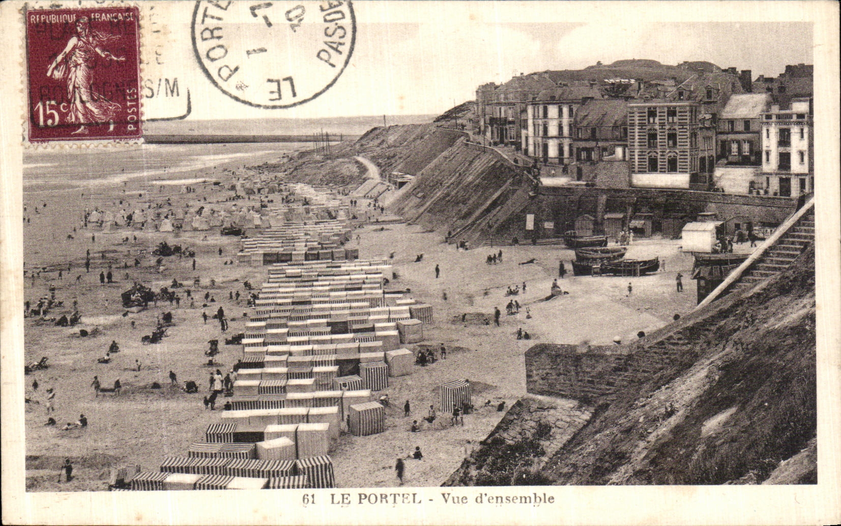 CPA Le Portel Vue d ensemble