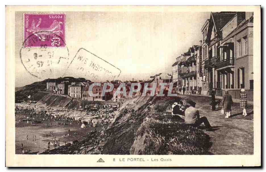 CPA Le Portel Les Quais