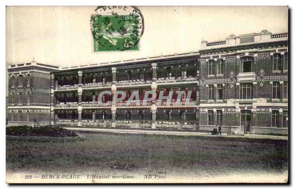 CPA Berck Plage L Hopital maritime