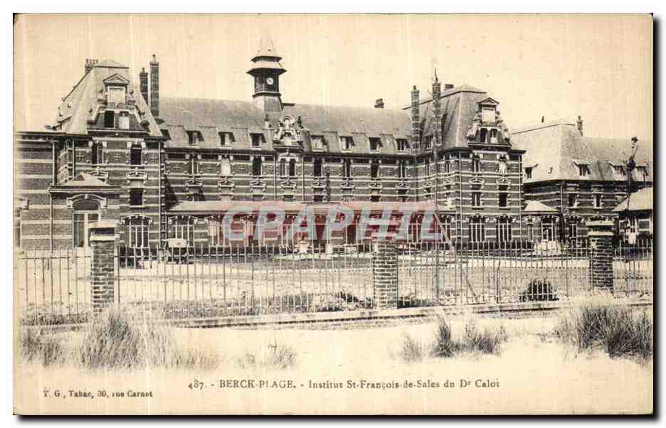 CPA Berck Plage Institut St Francois de Sales du Dr Calot
