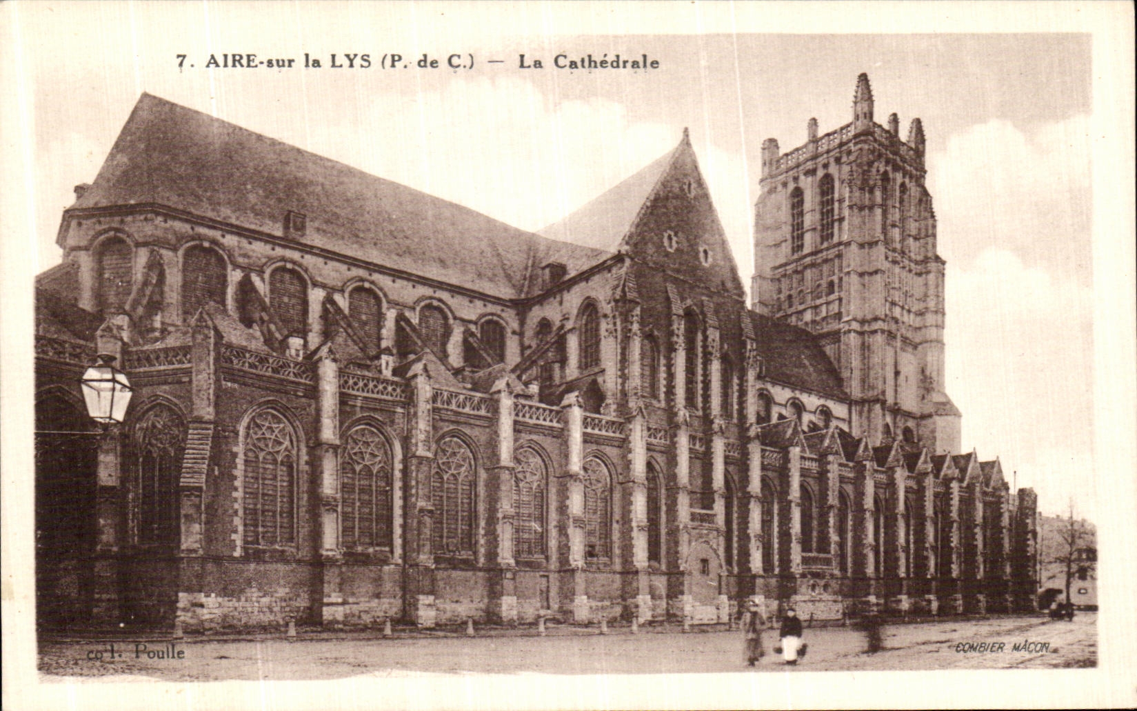 CPA Aire sur la Lys La Cathedrale