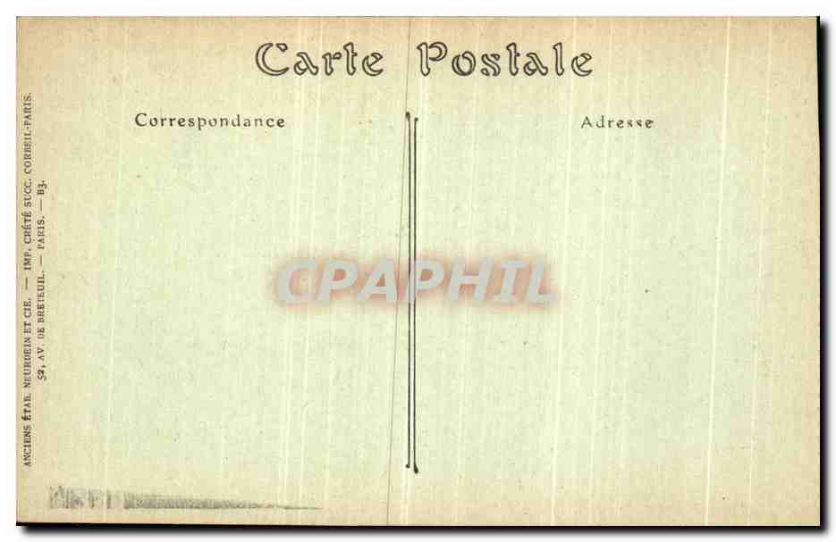 CPA Alencon La Prefecture — Rückseite