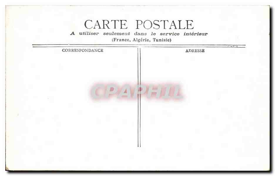 CPA Paris Eglise Ste Elisabeth Du Temple — Rückseite