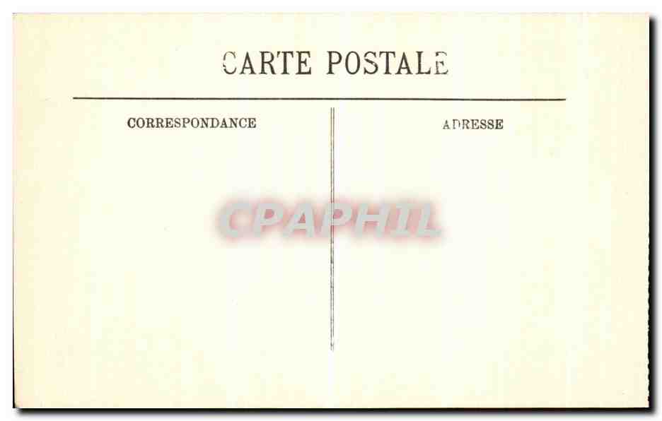 CPA Paris Inondations De Gare Saint Larare et Place de Rome — Rückseite