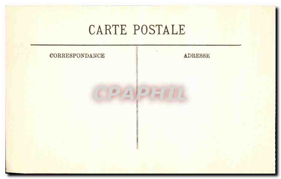 CPA Paris Inondations De Gare Rue Pasquier — Rückseite