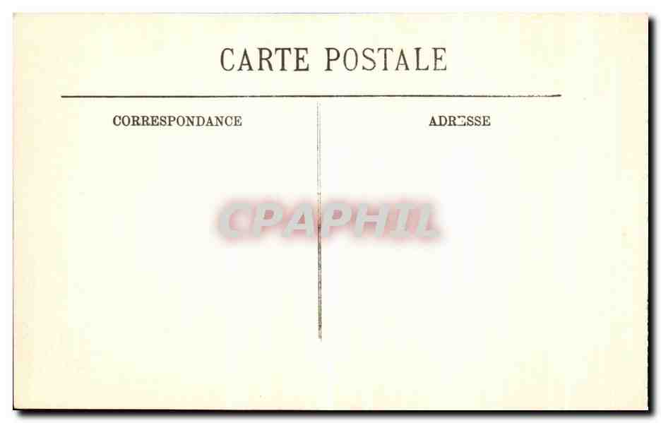 CPA Paris Inondations De Passerelle Boulevard Haussmann — Rückseite