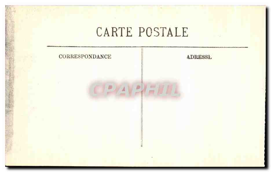 CPA Paris Inondations De Rue de Bourgogne — Rückseite