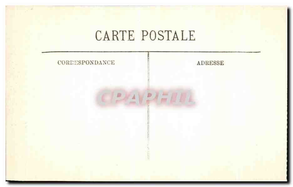 CPA Paris Inondations De Rue Jeau Gonjon — Rückseite