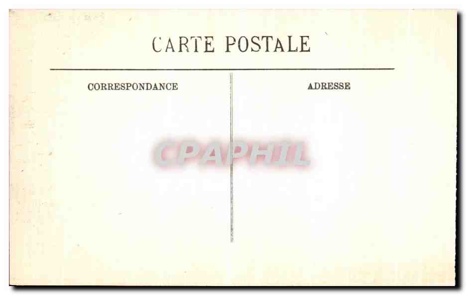 CPA Paris Inondations De Le Cours la Reine — Rückseite