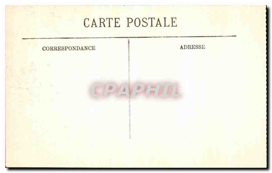 Overstromingen in Parijs — Januari 1910 — R redding op Place Maubert — LL. — N° 260 — Achterkant