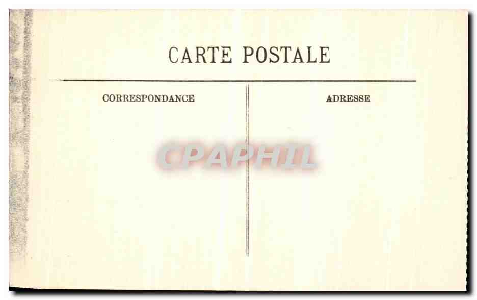 CPA Paris Inondations De Boulevard Diderot — Rückseite