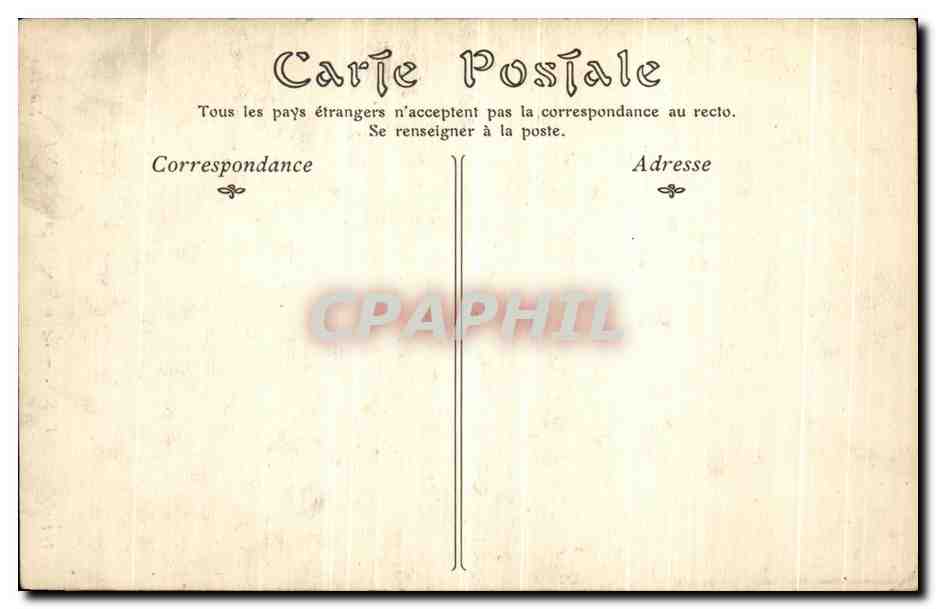 CPA Paris Eglise Saint Augustin La nef — Rückseite