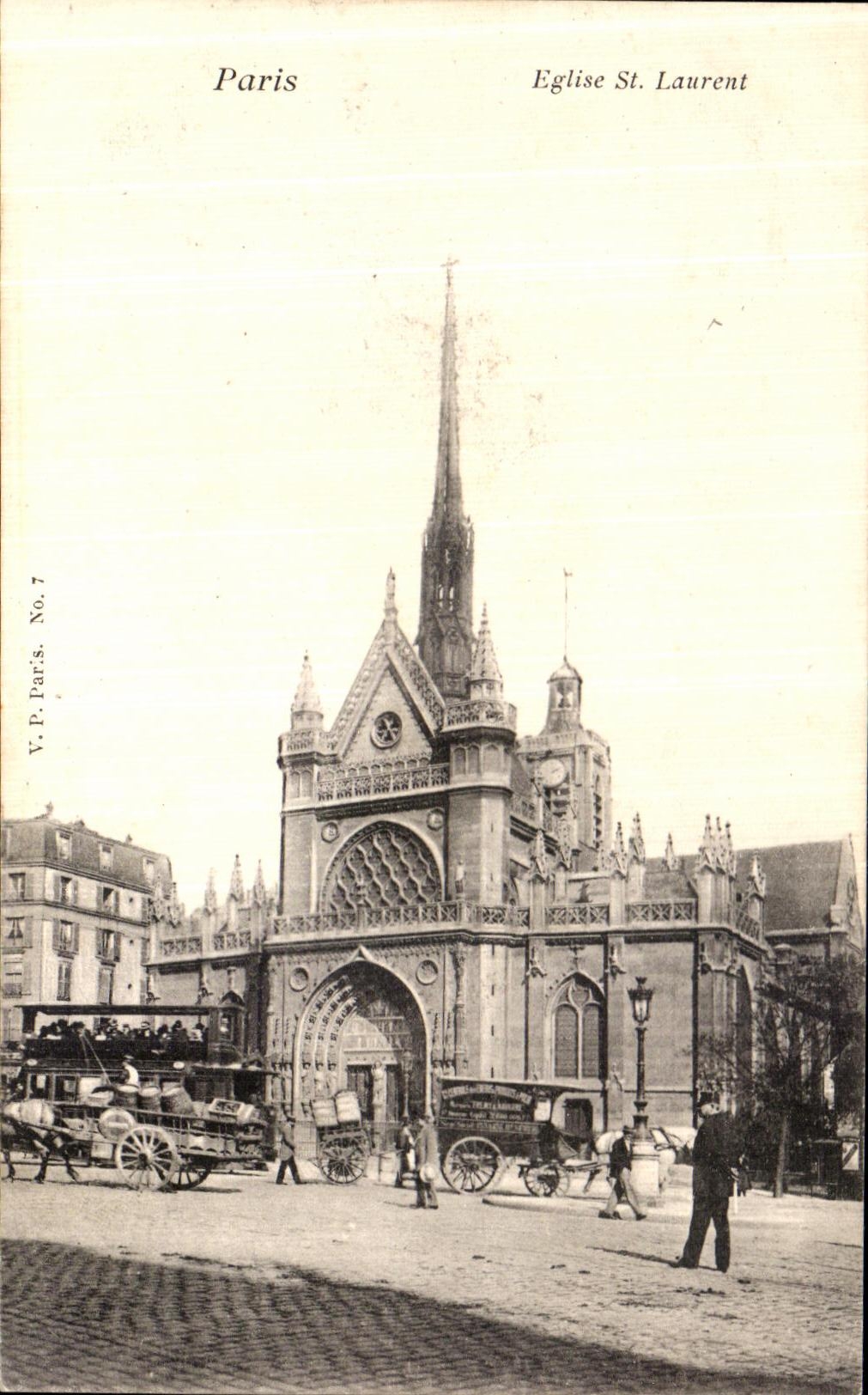 CPA Paris Eglise St Laurent